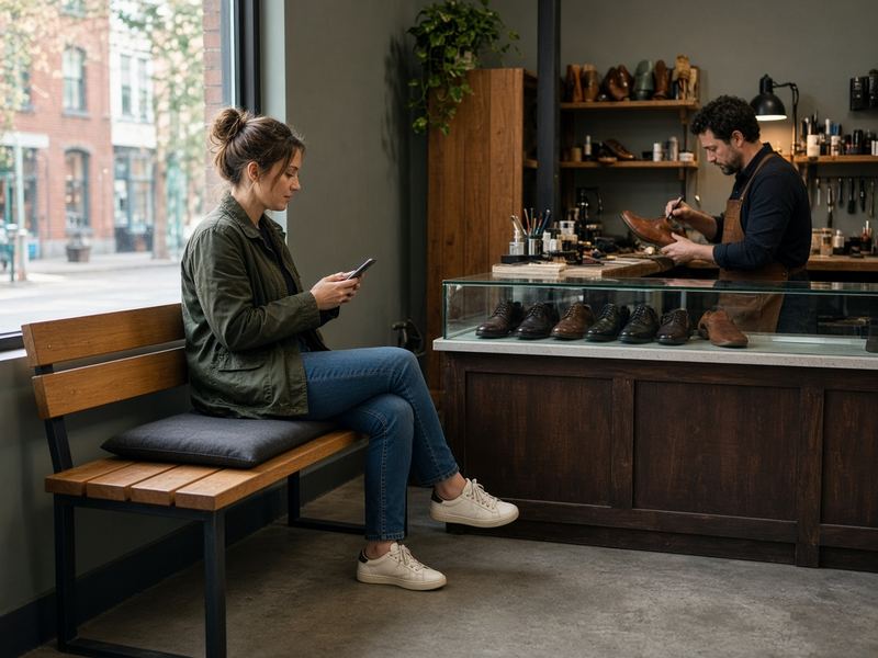 Same-week service at Shoe Repair Crystal Raven