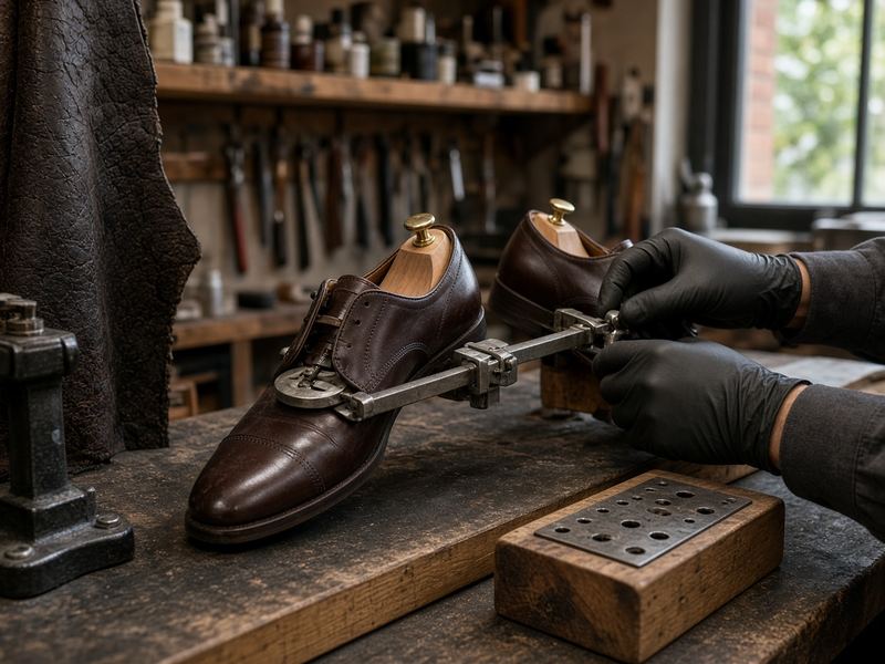 Stretching at Shoe Repair Crystal Raven